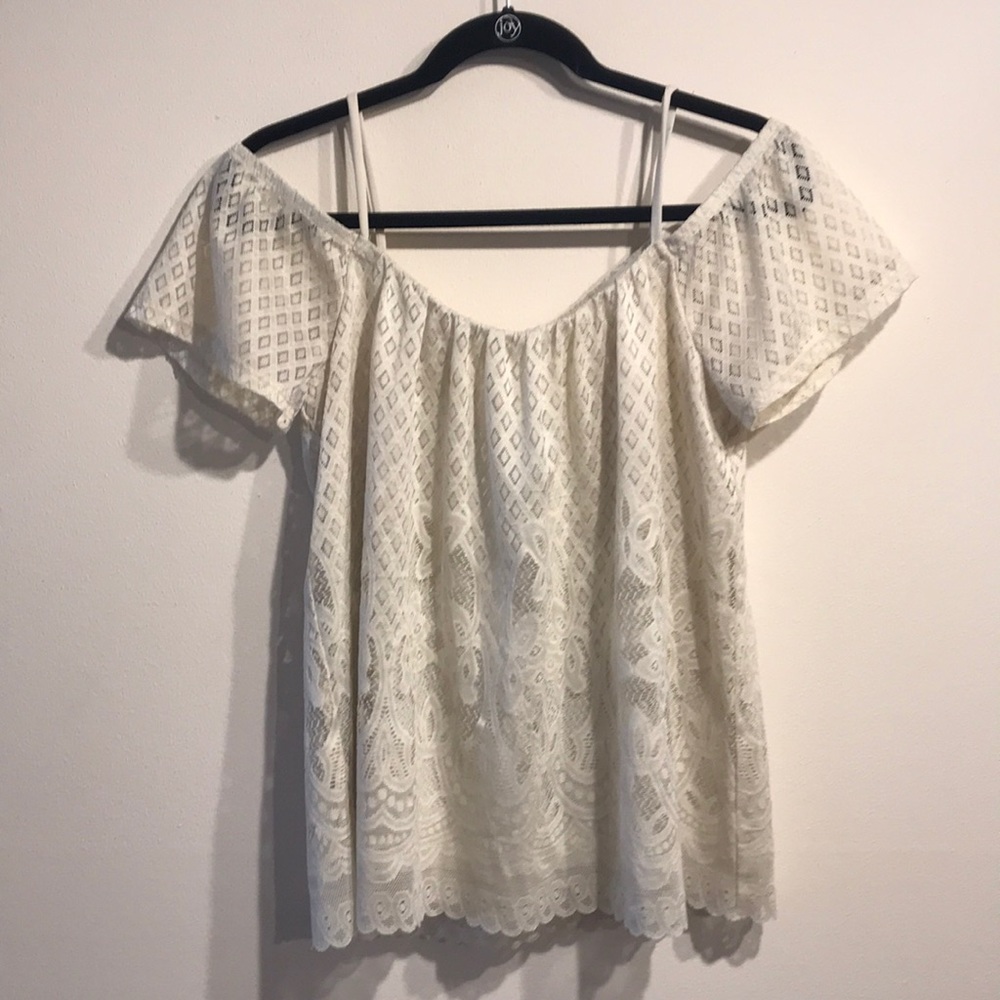 Maurices Lace Off The Shoulder Top